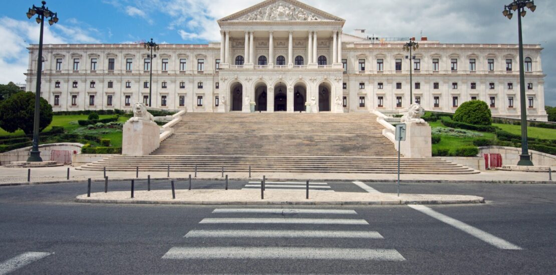 The white Portuguese Parliament, Golden Visa,